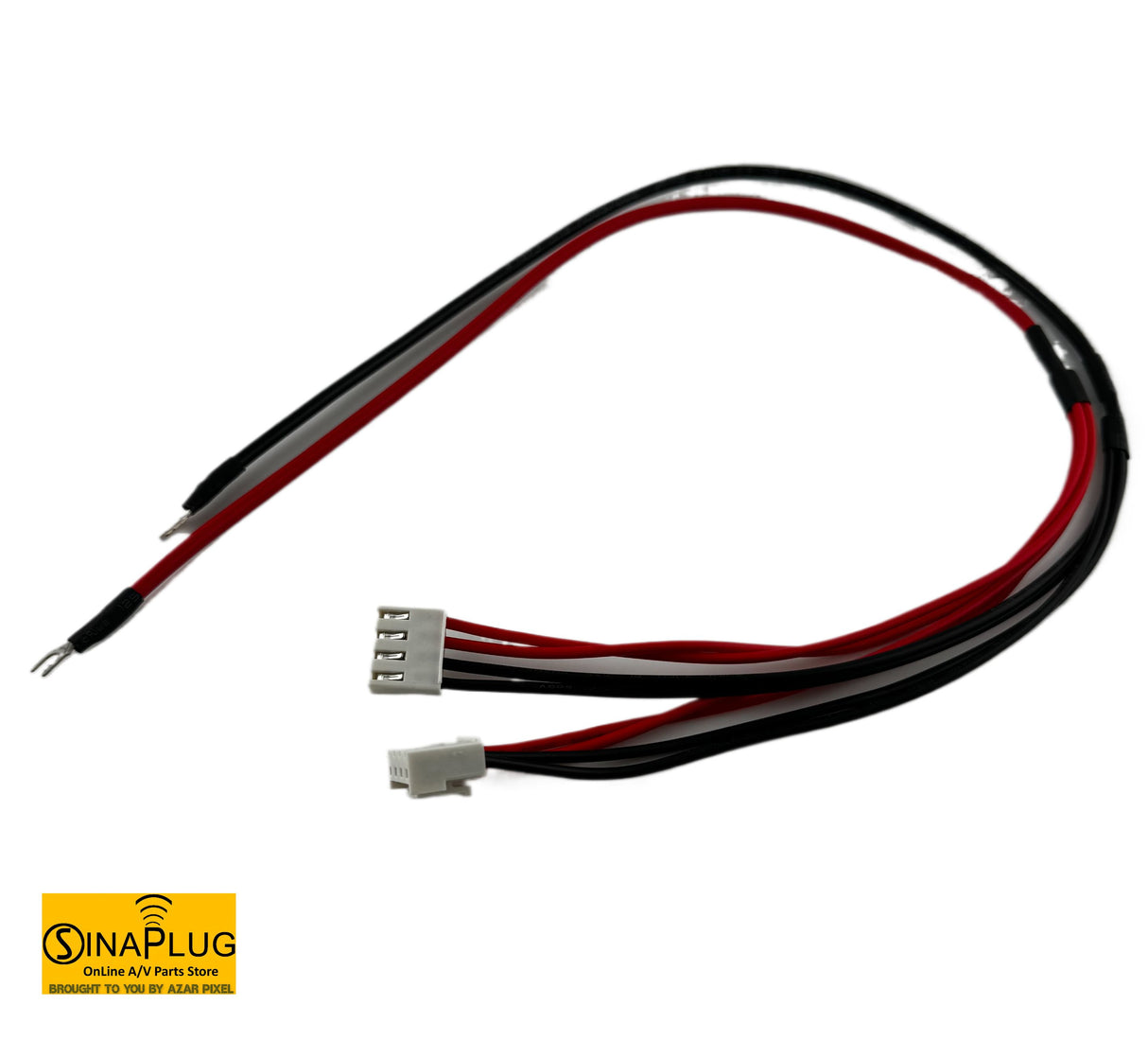 1 to 2 4pin DC5V Fine Copper LED Screen Modules Power Cable
