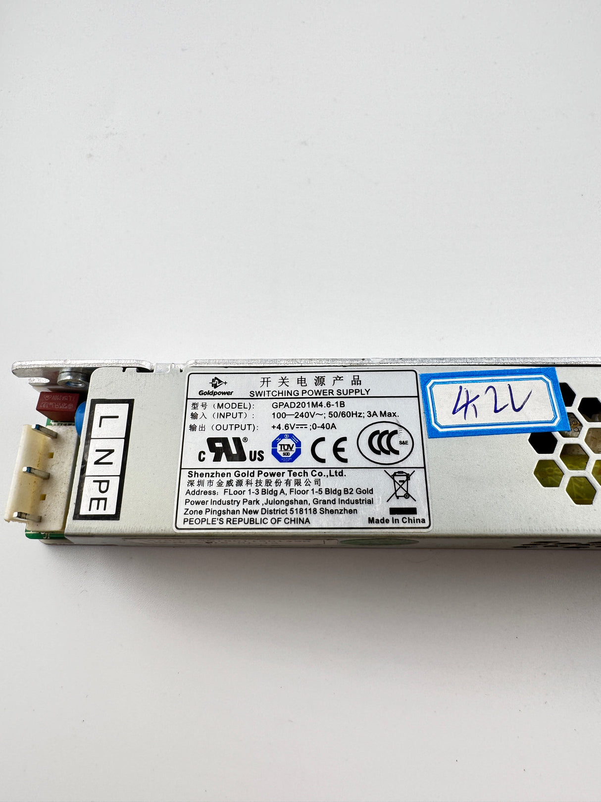 GoldPower GPAD201M4.6-1B power supplies