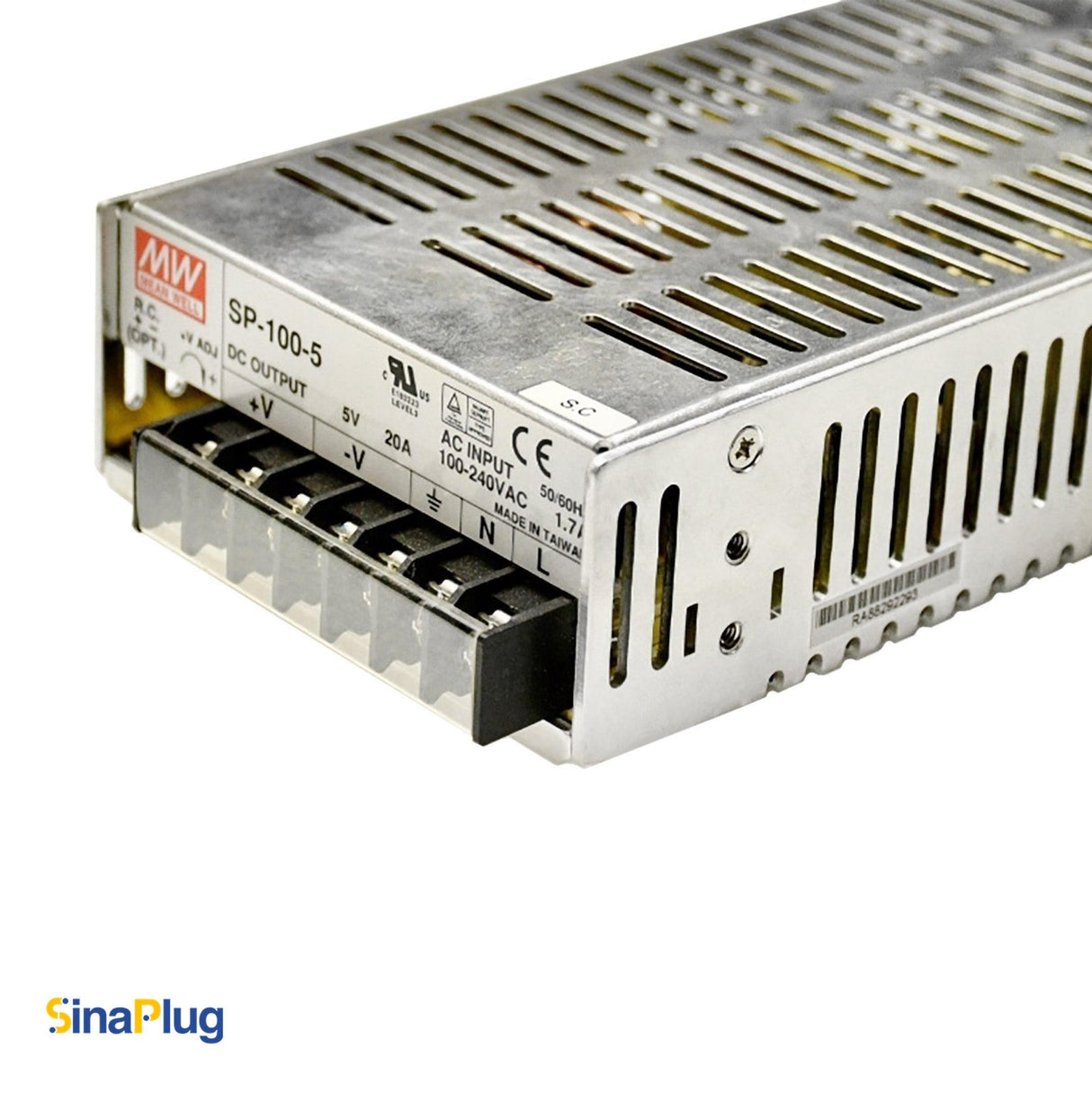 MEAN WELL SP-100-5 Switching Power Supply (Output 5Volts, 20Amps)