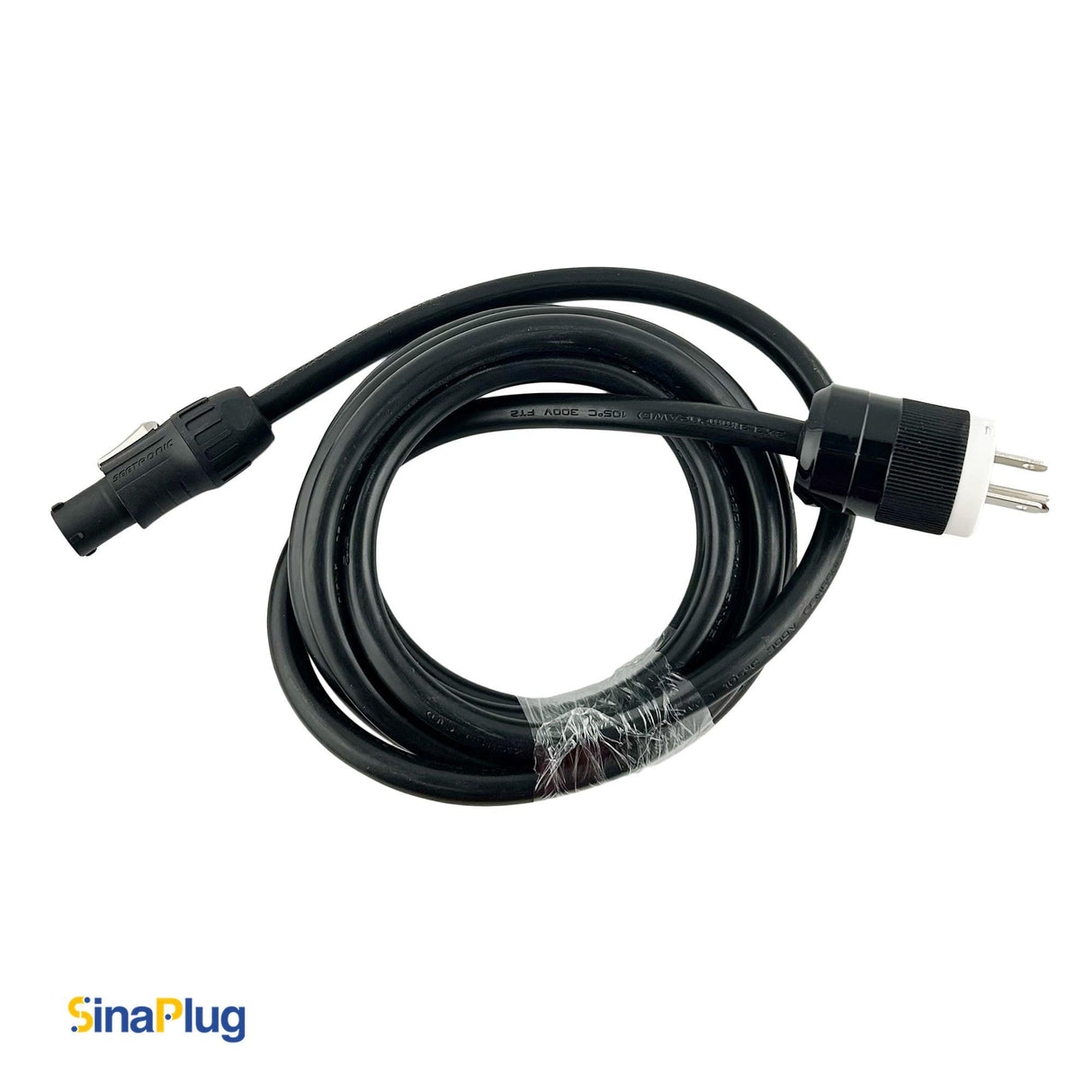 10 feet, NEMA 5-15P Male Power Cable to Seetronic SAC3FX Connector