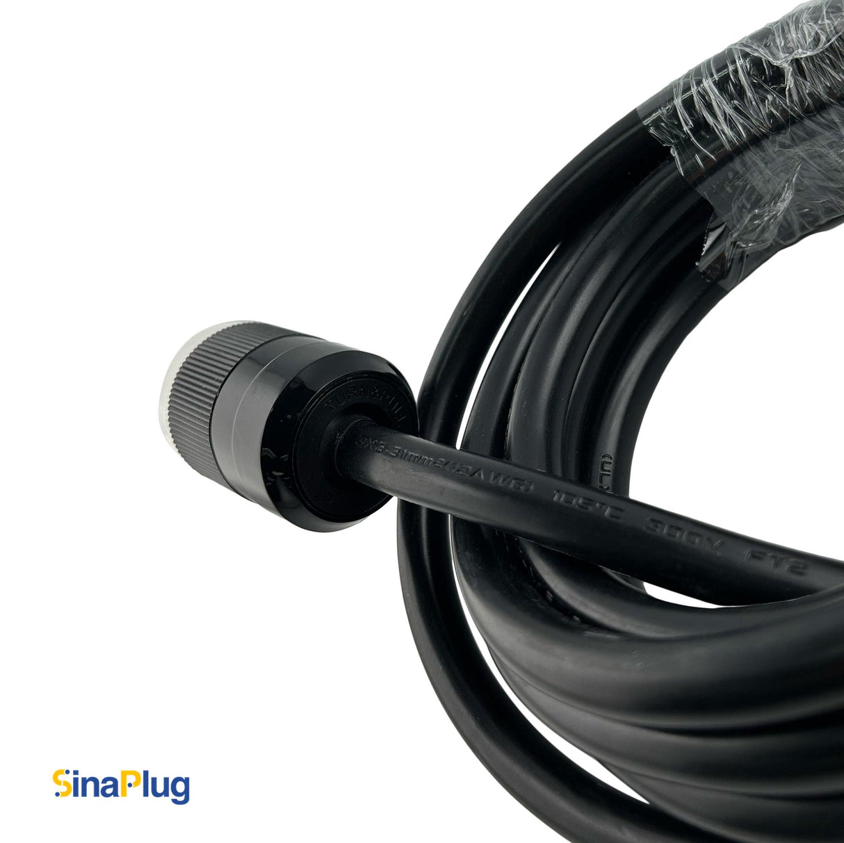 10 feet, NEMA 5-15P Male Power Cable to Seetronic SAC3FX Connector