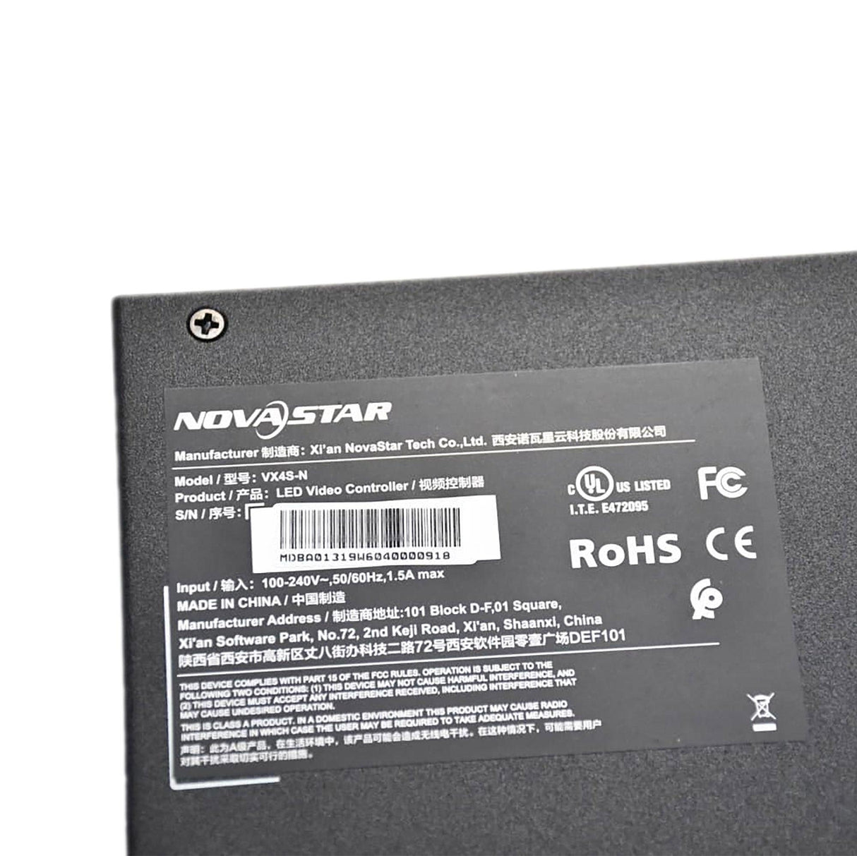 VX4S All-in-One LED Display Controller