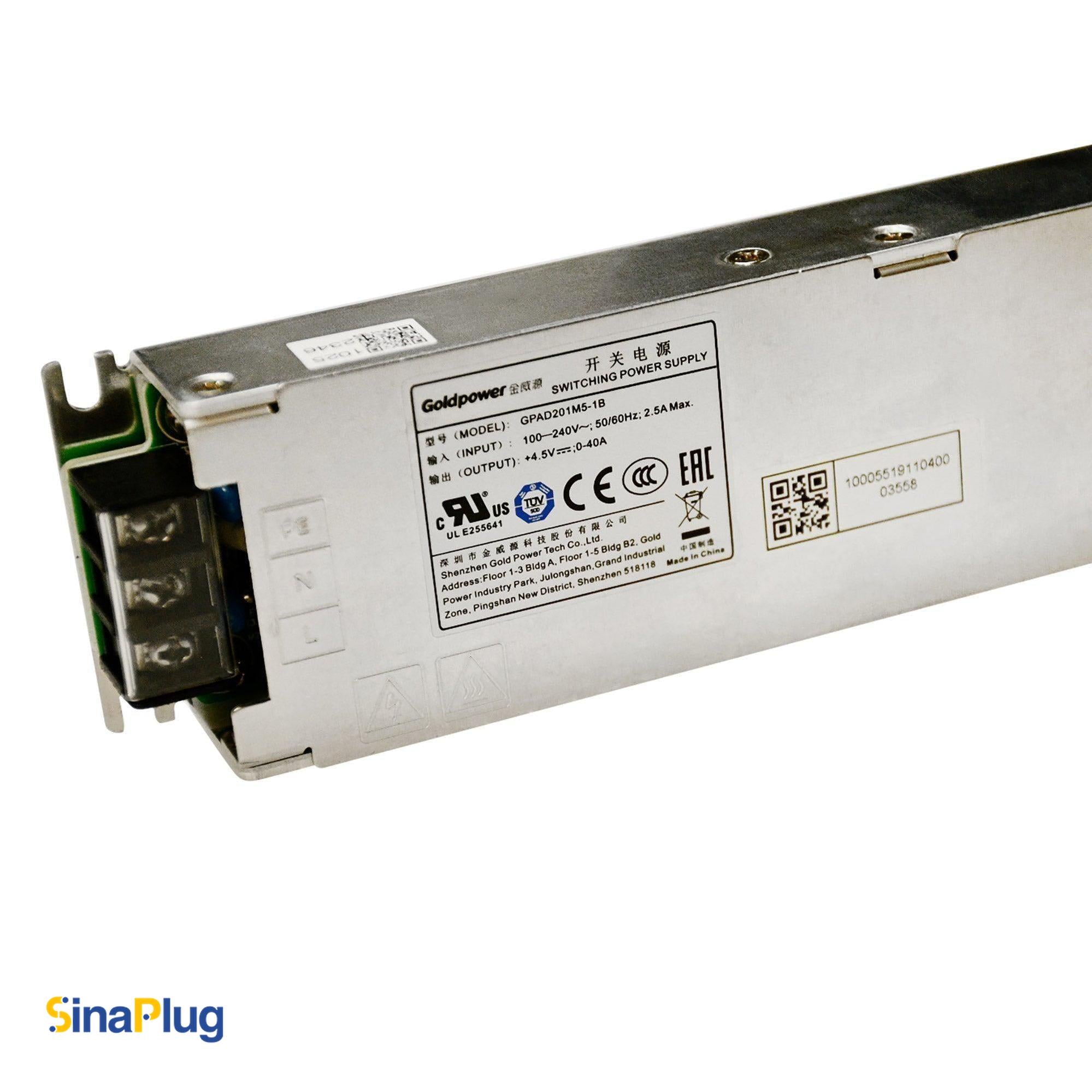 GOLDPOWER GPAD201M5-1B Switching Power Supply (4.5V, 40A)