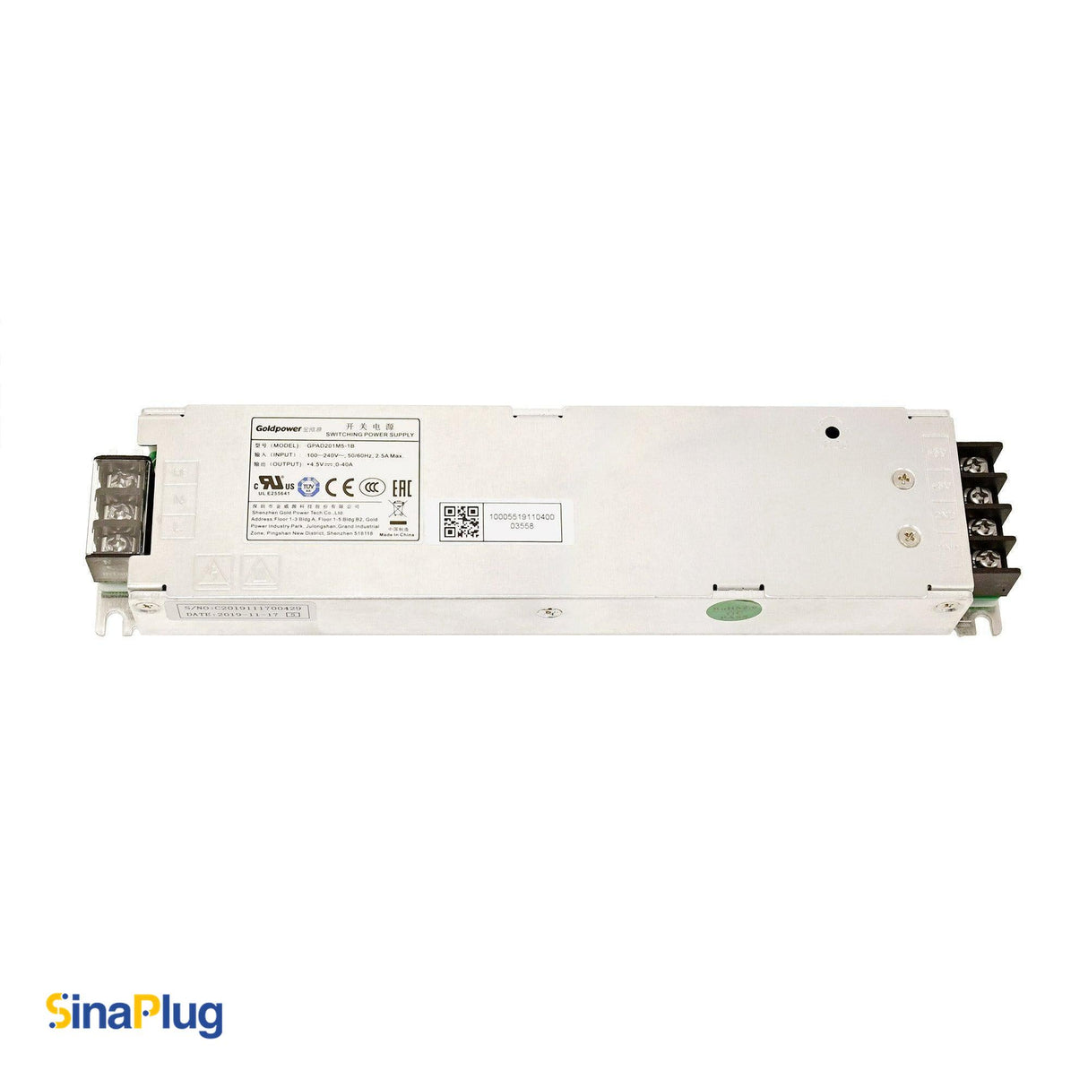 GOLDPOWER GPAD201M5-1B Switching Power Supply (4.5V, 40A)