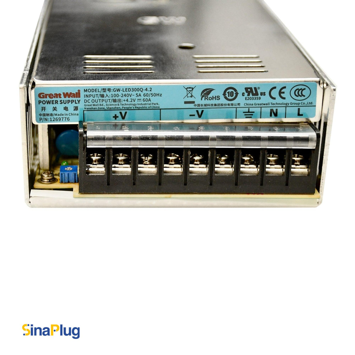 Great Wall GW-LED300Q-4.2 Power Supply (4.2V, 60A)-Replace Model is RSP-320-4.2