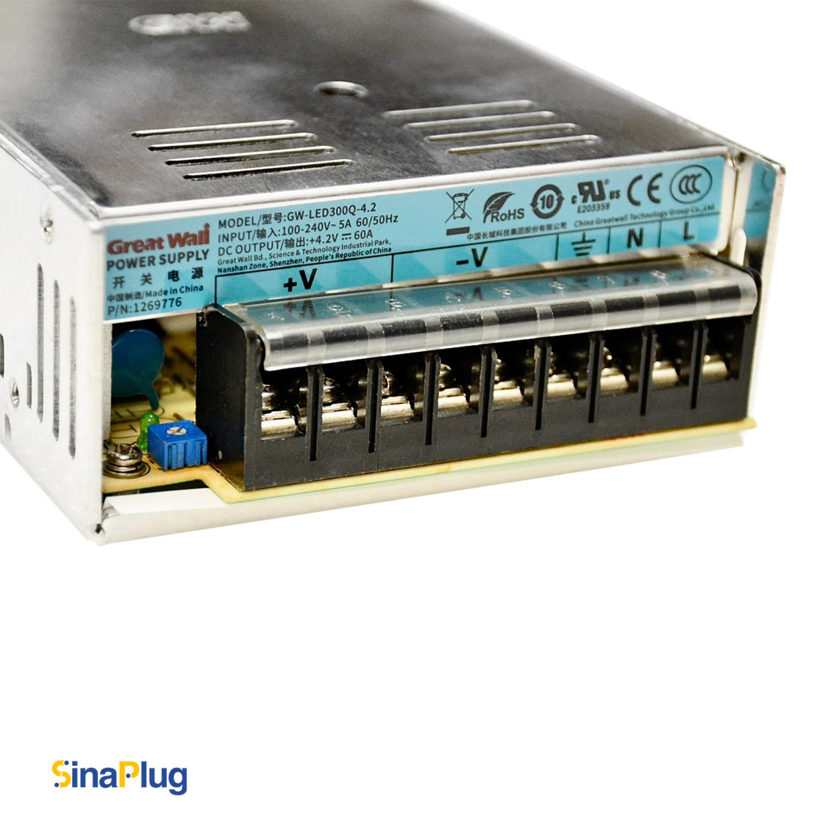 Great Wall GW-LED300Q-4.2 Power Supply (4.2V, 60A)-Replace Model is RSP-320-4.2