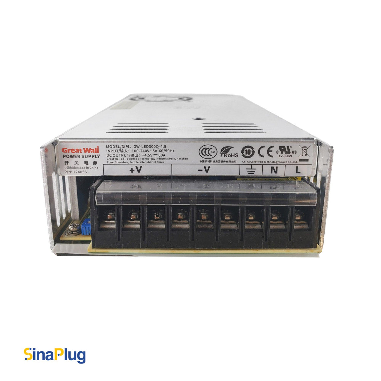 GreatWall GW-LED300Q-4.5 Power Supply (4.5, 60A)