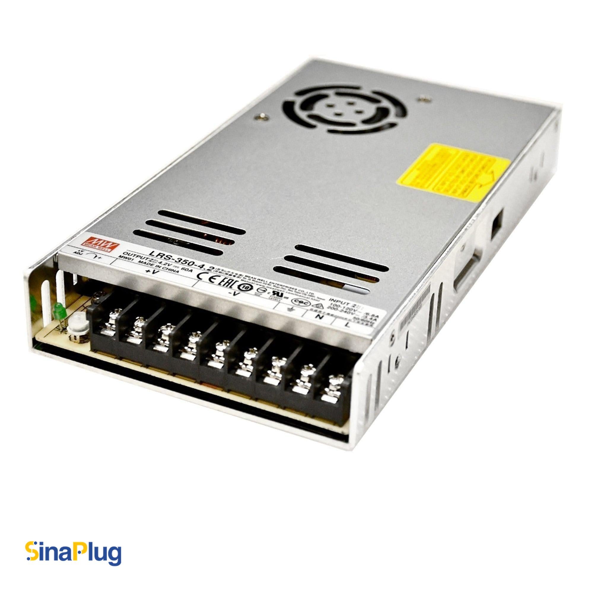 MEAN WELL LRS-350-4.2 Switching Power Supply (Output 4.2Volts, 60Amps)