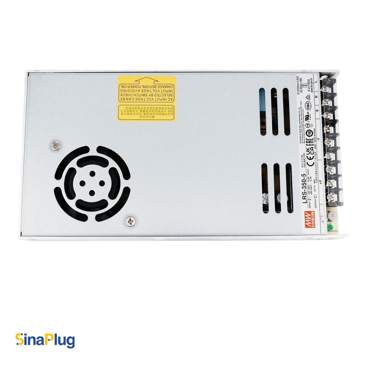 MEAN WELL LRS-350-5 Switching Power Supply (Output 5Volts, 60Amps)