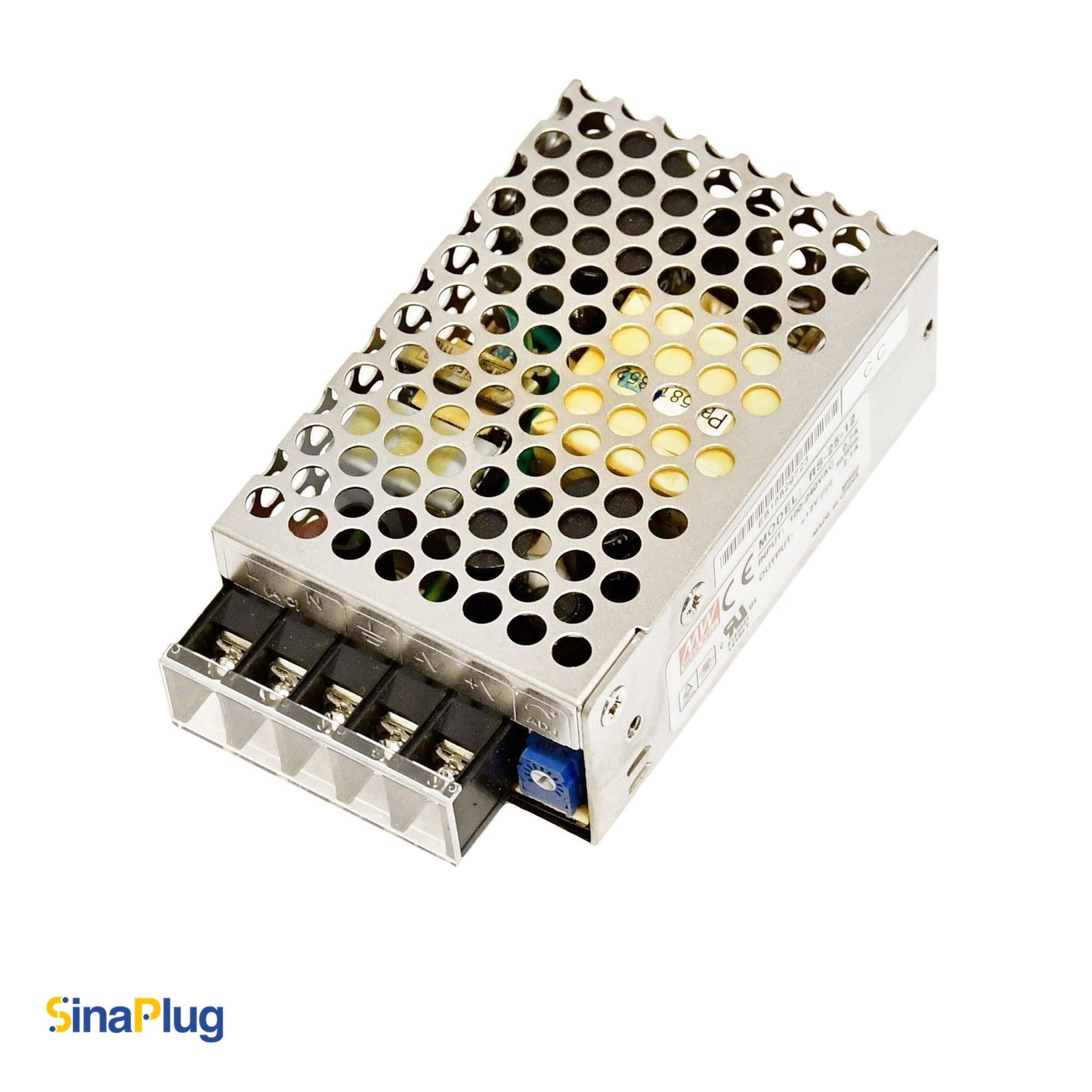 MEAN WELL RS-25-12 Switching Power Supply (Output 12Volts, 2.1Amps)