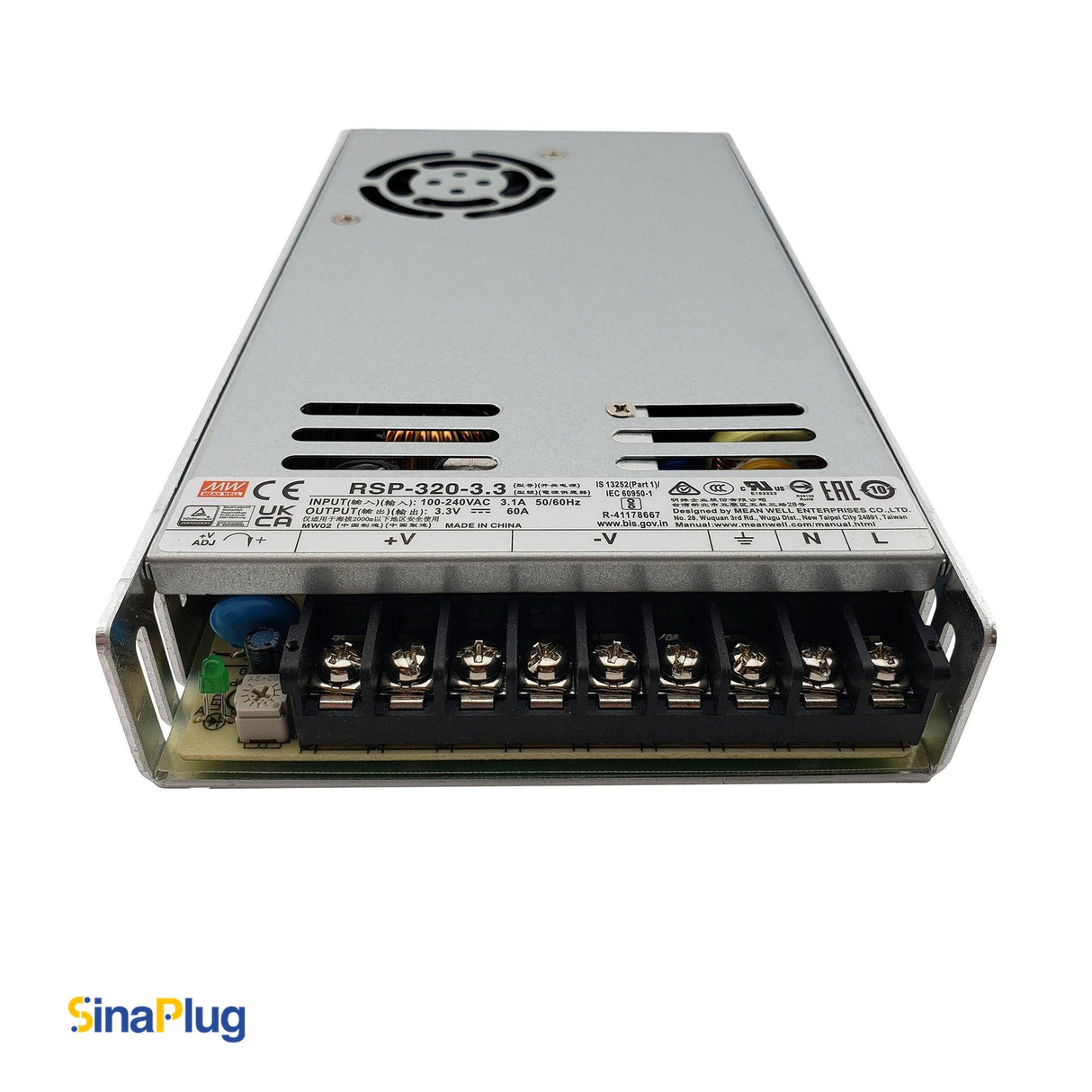 MEAN WELL RSP-320-3.3 Switching Power Supply (3.3V, 60A)