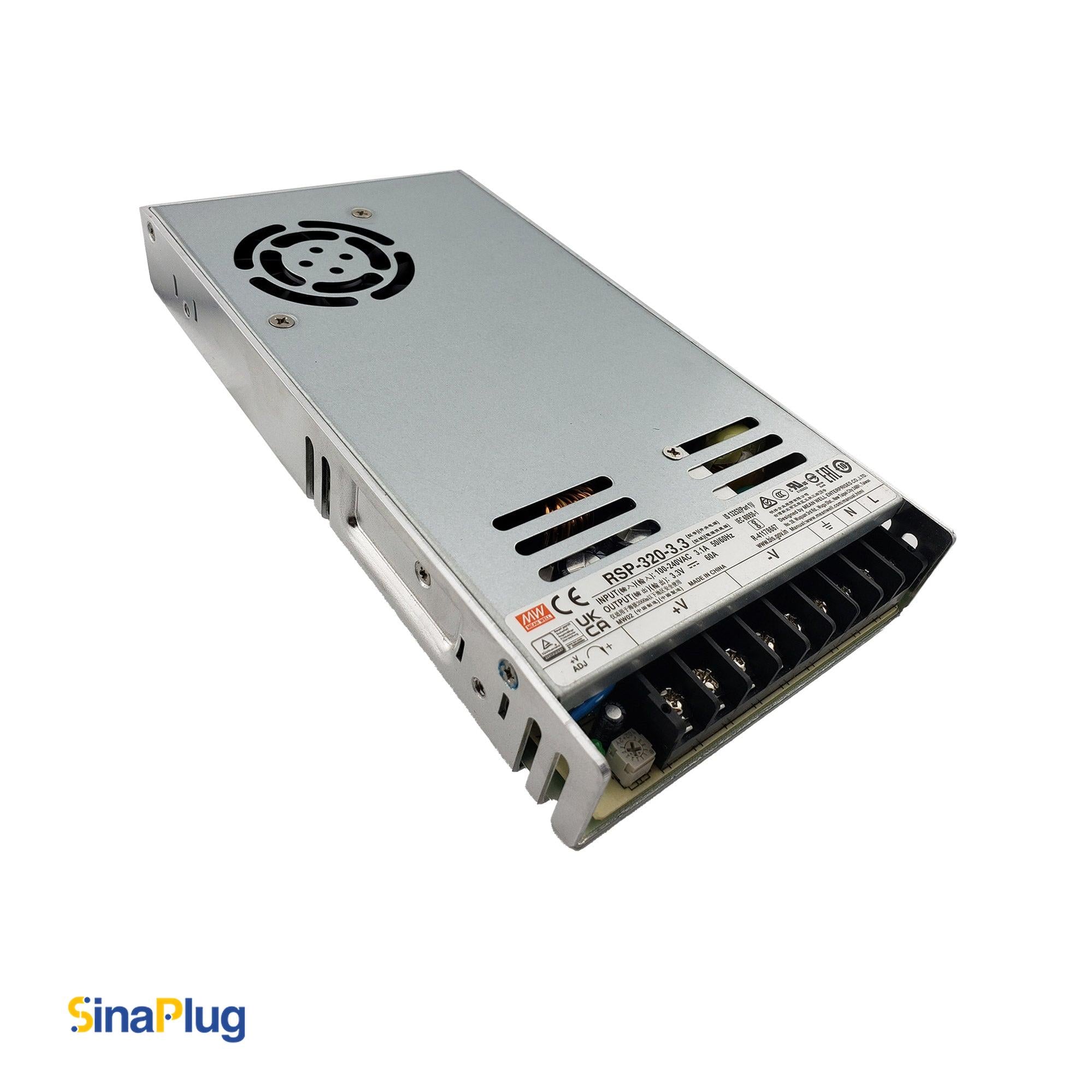 MEAN WELL RSP-320-3.3 Switching Power Supply (3.3V, 60A)