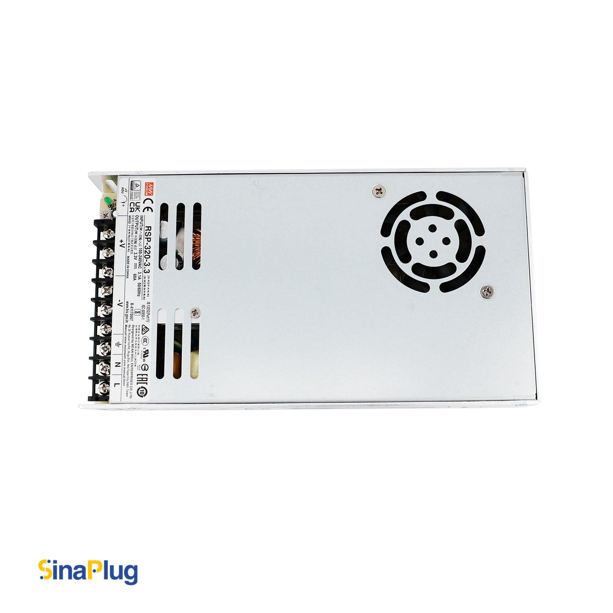 MEAN WELL RSP-320-3.3 Switching Power Supply (3.3V, 60A)