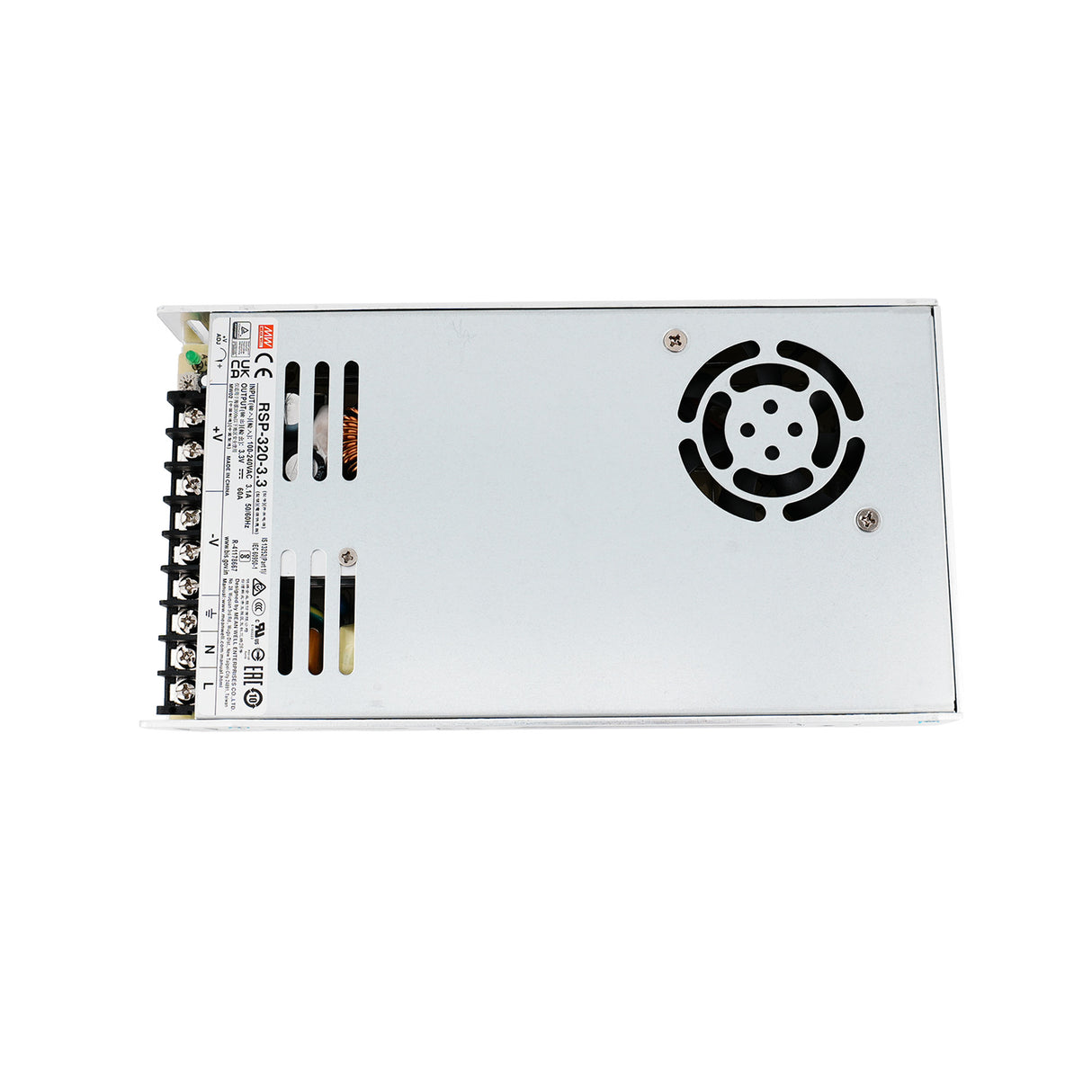MEAN WELL RSP-320-3.3 Power Supply (3.3V, 60A)