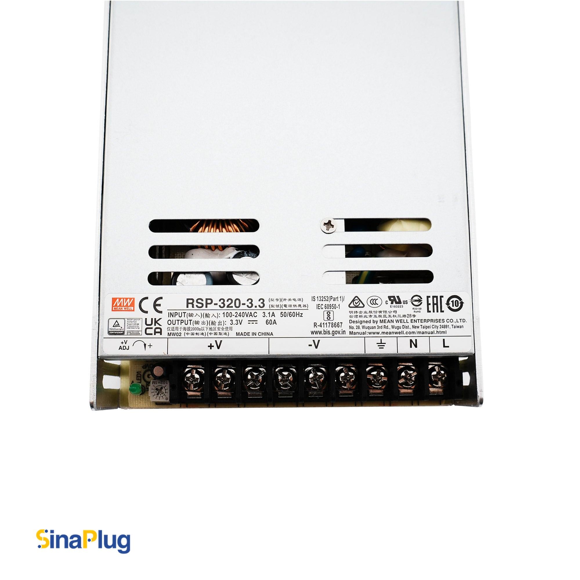 MEAN WELL RSP-320-3.3 Switching Power Supply (3.3V, 60A)