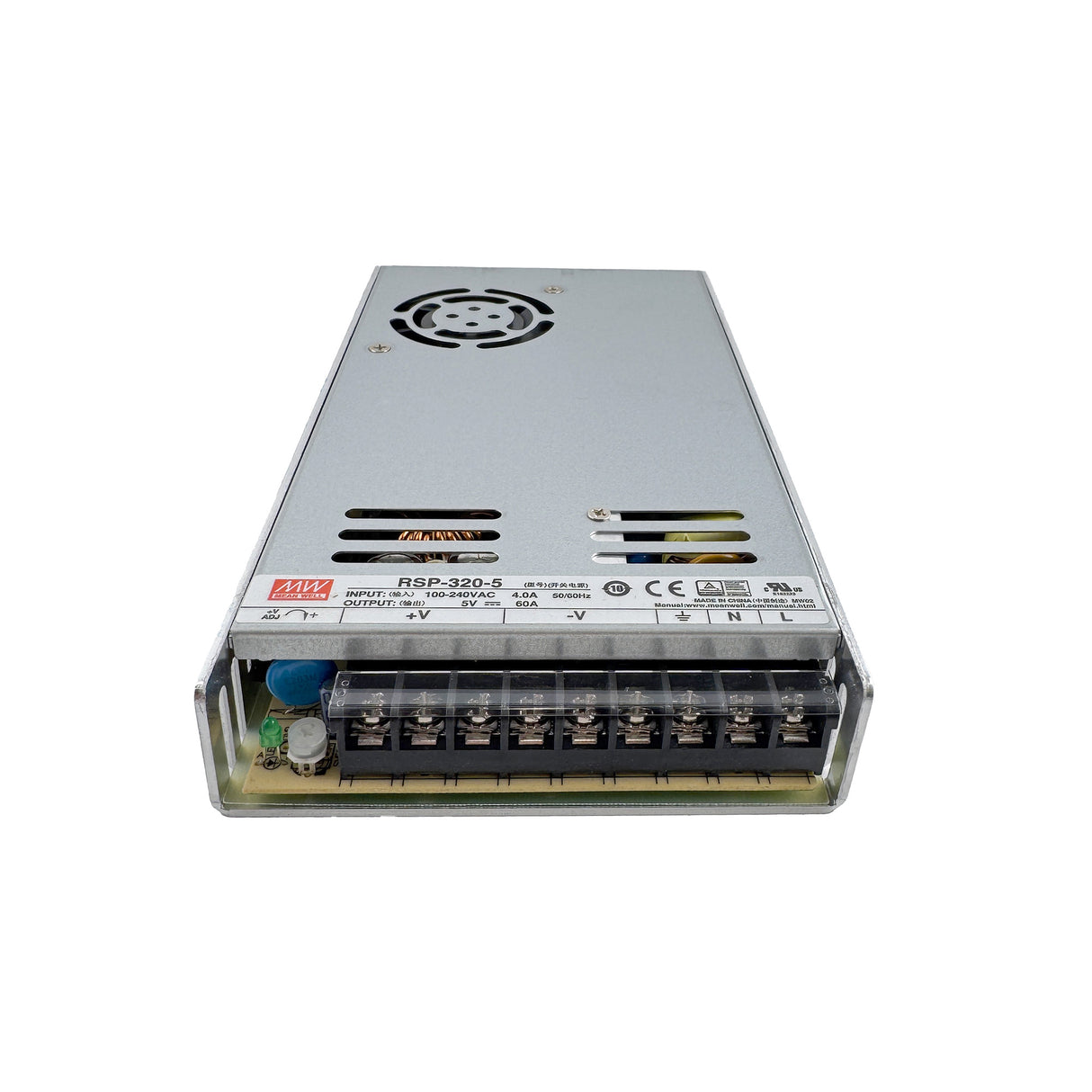 MEAN WELL RSP-320-5 Switching Power Supply (Output 5.0Volts, 60Amps)