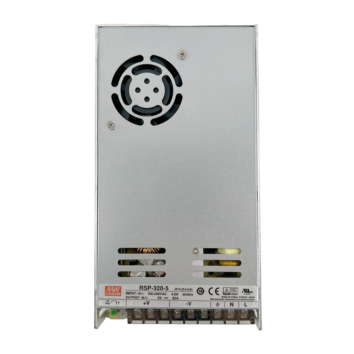 MEAN WELL RSP-320-5 Switching Power Supply (Output 5.0Volts, 60Amps)