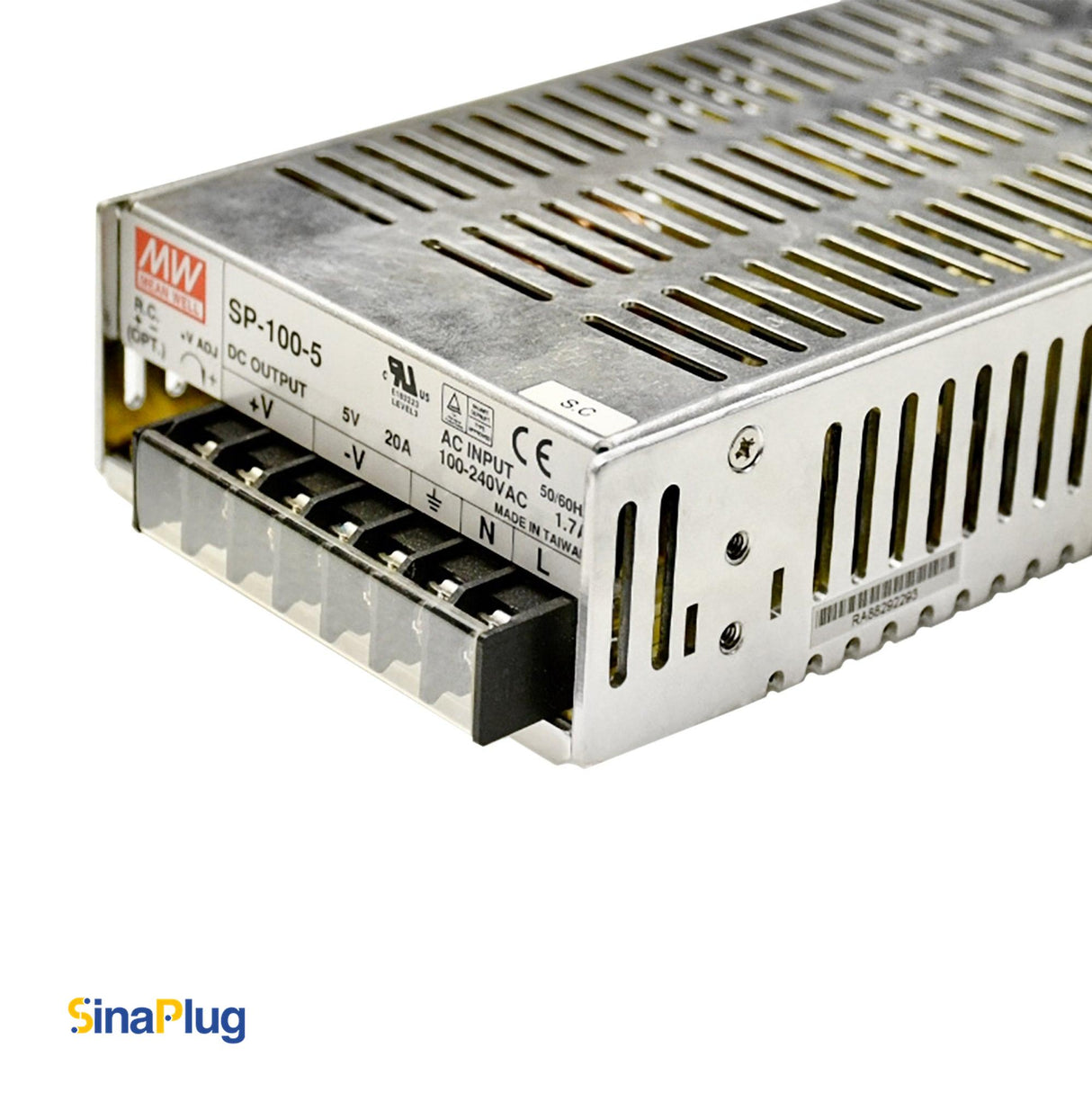 MEAN WELL SP-100-5 Switching Power Supply (Output 5Volts, 20Amps)