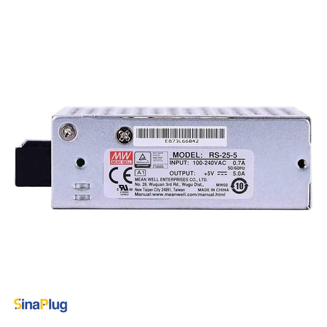 MEAN WELL RS-25-5 Switching Power Supply (5V, 5A)