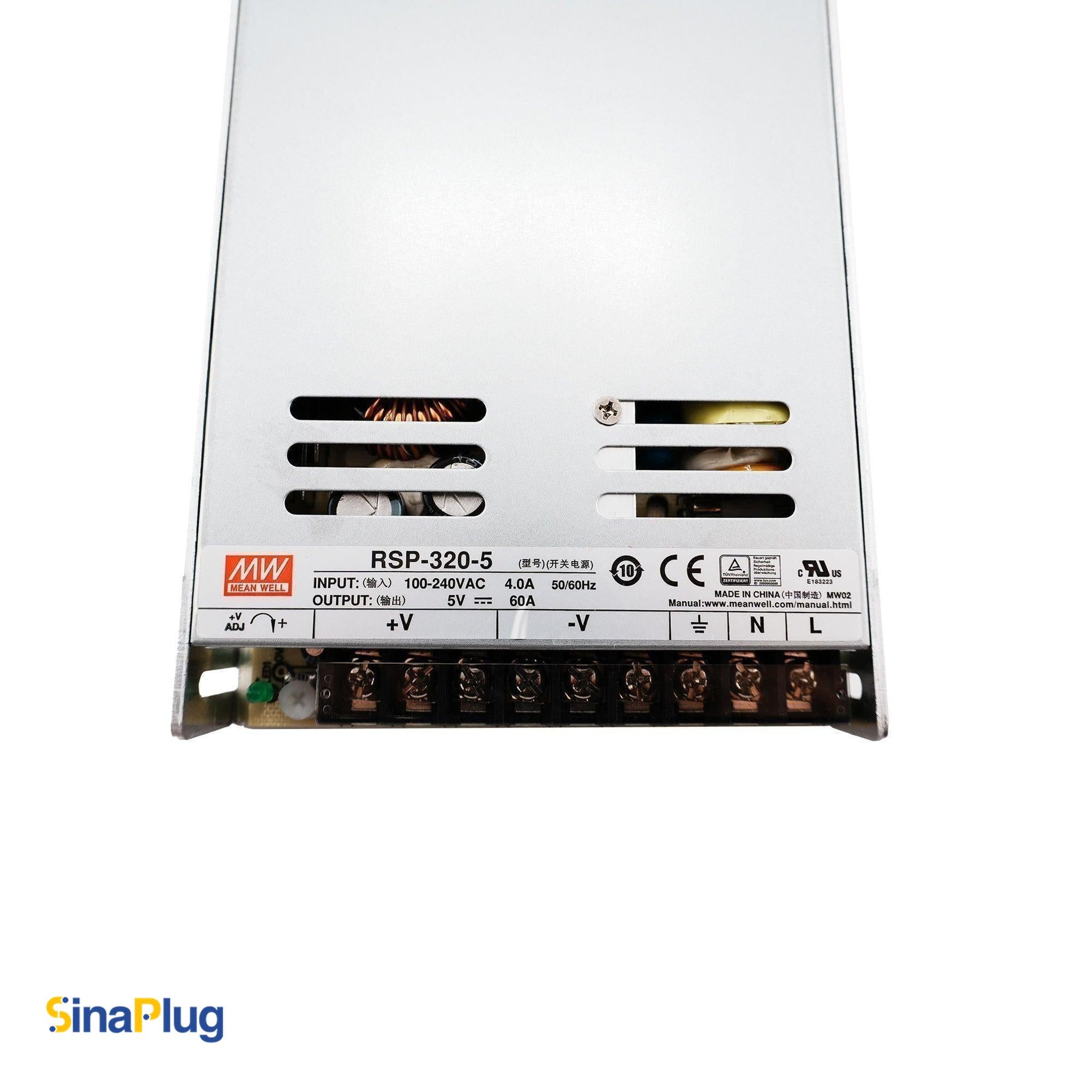 MEAN WELL RSP-320-5 Switching Power Supply (Output 5.0Volts, 60Amps)