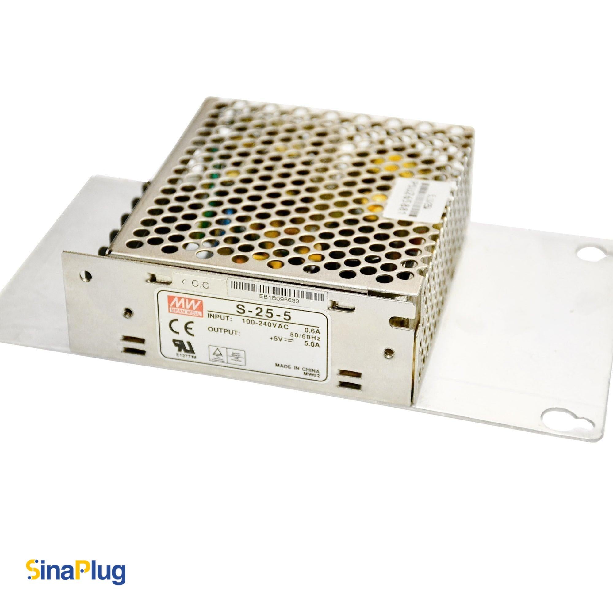 MEAN WELL S-25-5 Switching Power Supply (Output 5Volts, 5Amps)