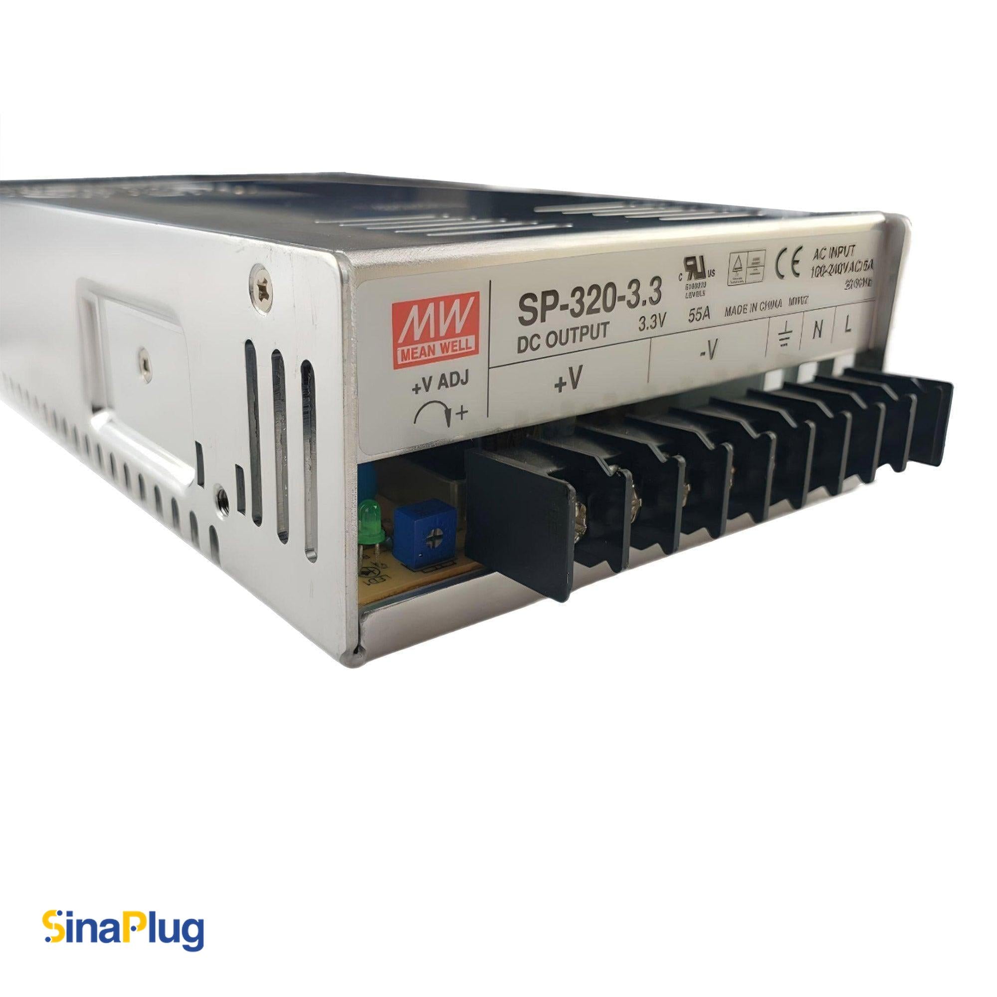 MEAN WELL SP-320-3.3 Switching Power Supply (Output 3.3Volts, 55Amps)