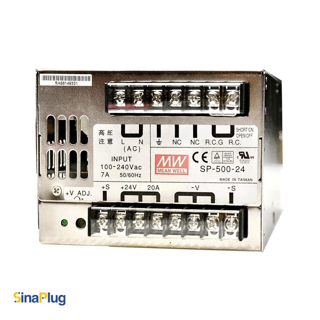 MEAN WELL SP-500-24 Switching Power Supply-Used (24V, 20A)