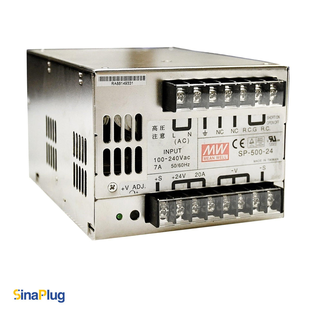 MEAN WELL SP-500-24 Switching Power Supply-Used (24V, 20A)