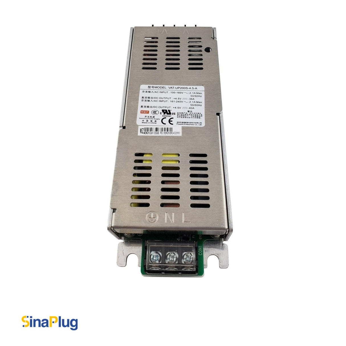 POWERLD VAT-UP200S-4.5-A / VAT-UP200S-4.5-AIV Power Supply (4.5V, 36A)
