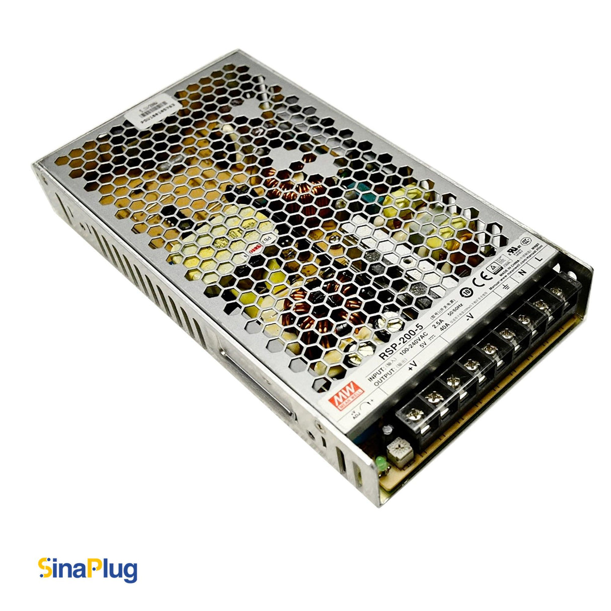 MEAN WELL RSP-200-5 Switching Power Supply (Output 5.0Volts, 40Amps)