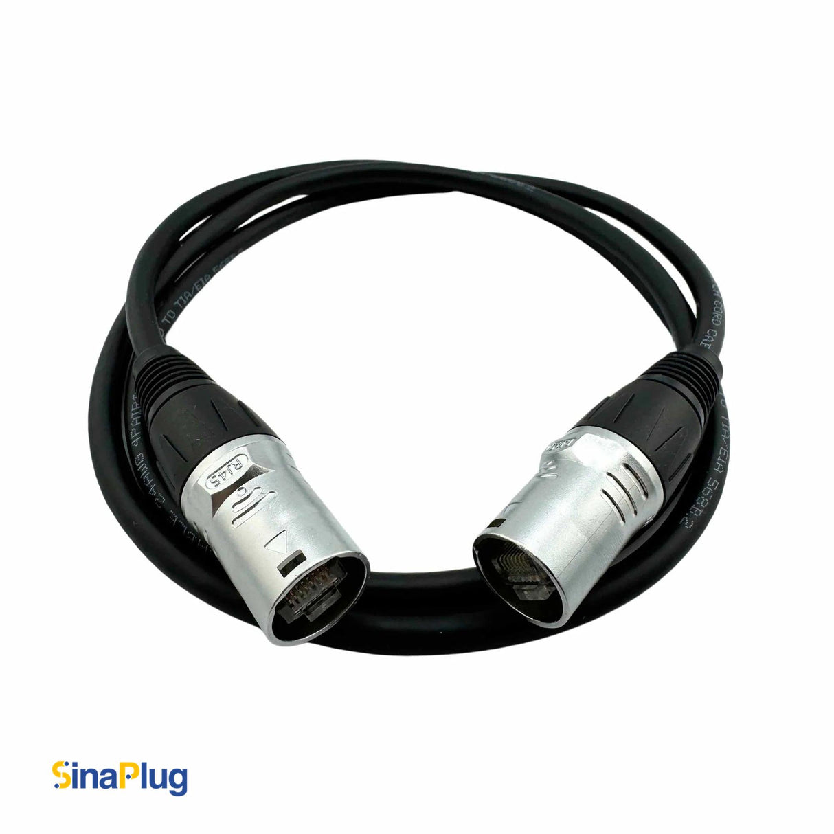 CAT6 UTP Ethernet Cable with SW8MC-A-2N Male Connector - 4 FT