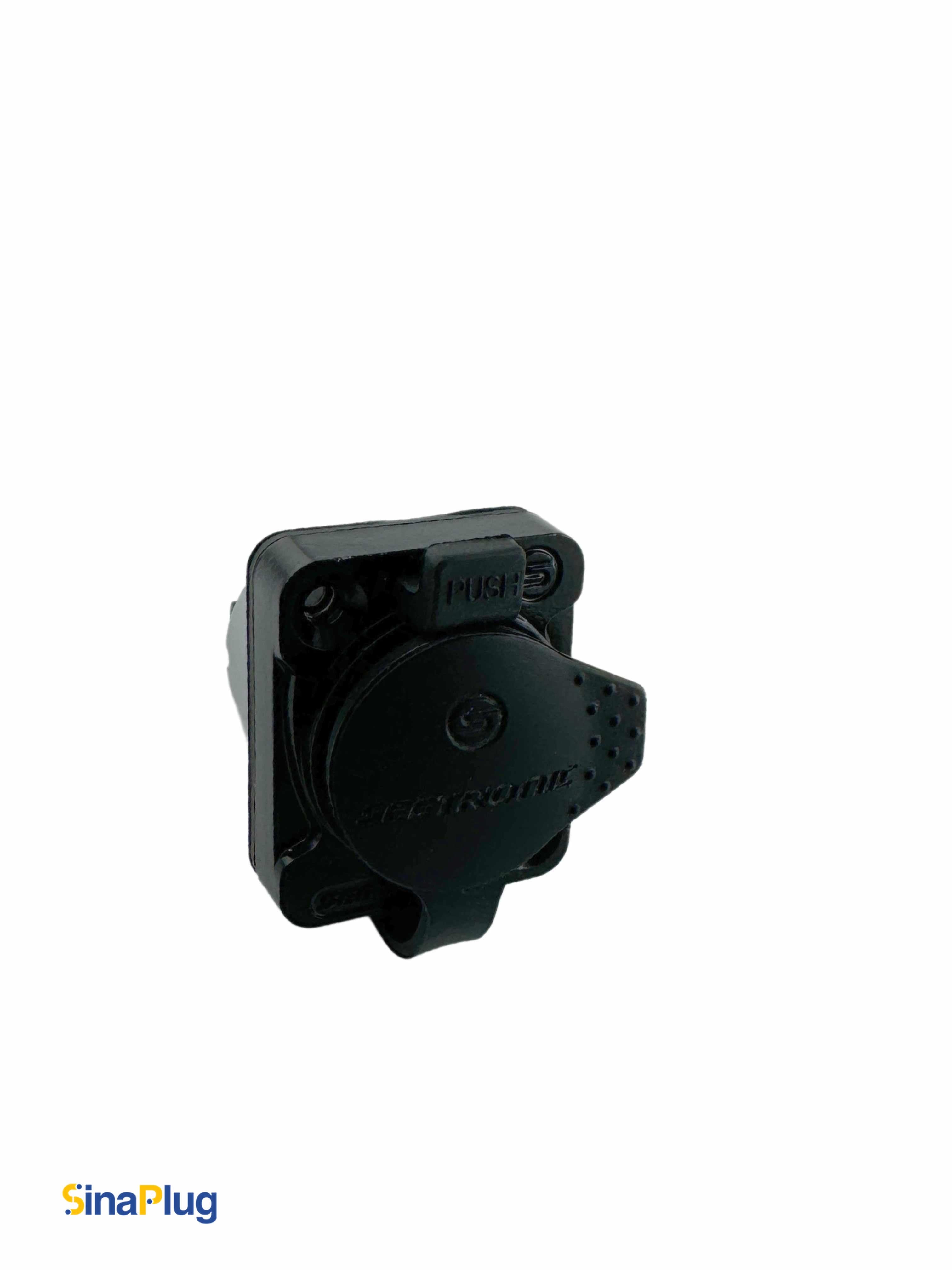 Seetronic SE8FDYH-62-B-NS RJ45 Chassis-Mount Connector With Waterproof Cover (Anti-Leakage Version of SE8FDY-02-DC)
