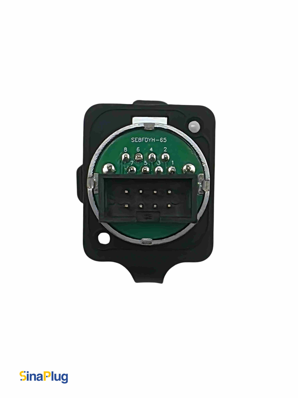 Seetronic SE8FDYH-62-B-NS RJ45 Chassis-Mount Connector With Waterproof Cover (Anti-Leakage Version of SE8FDY-02-DC)