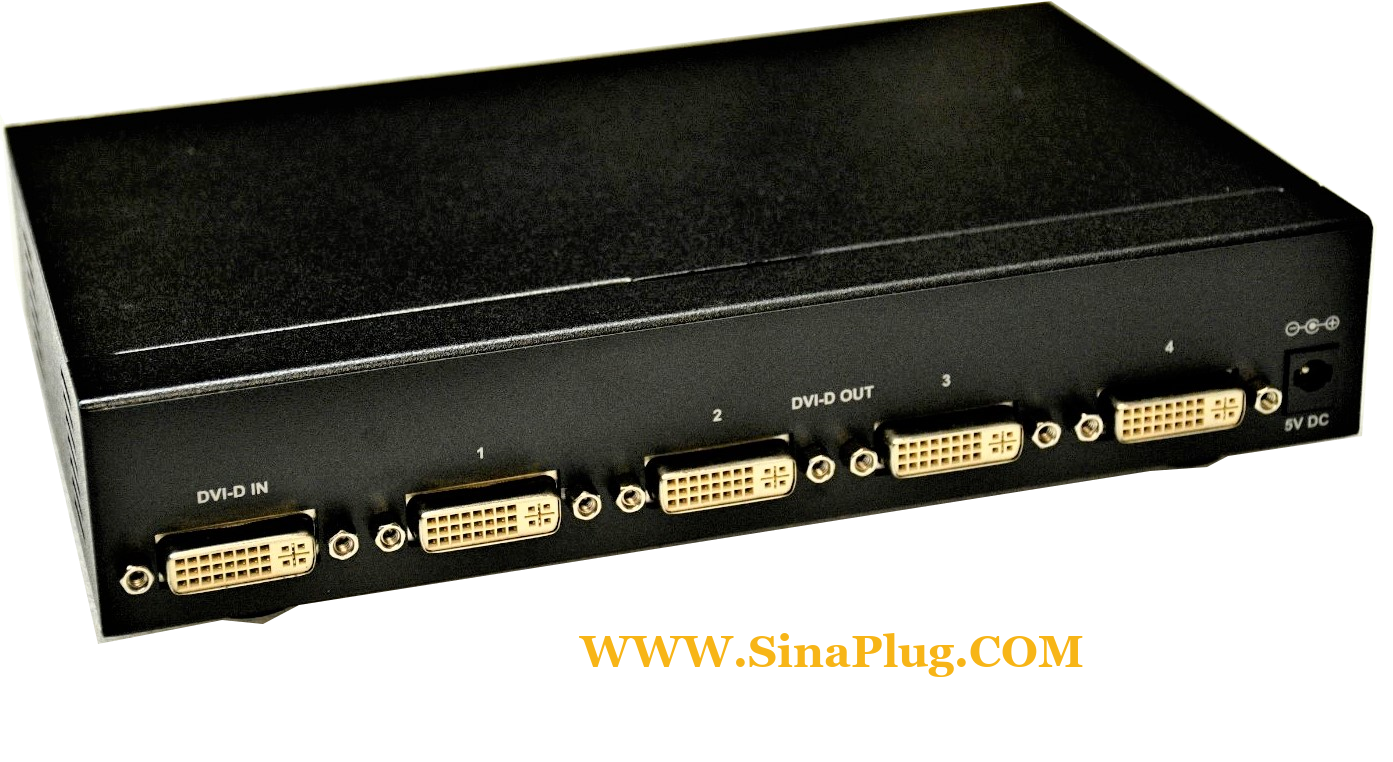 TVONE 1T-DA-554 1x4 DVI Distribution Amplifier
