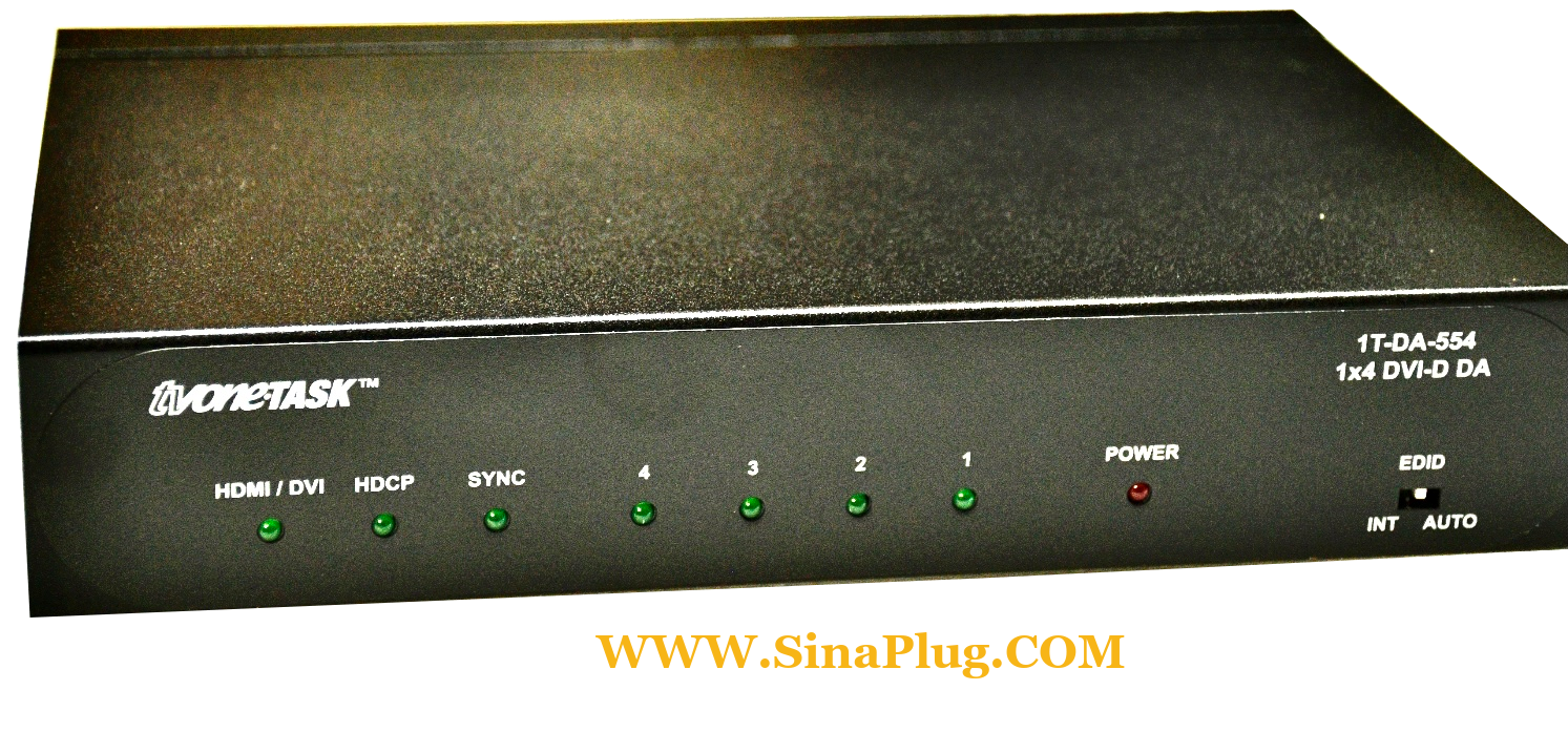 TVONE 1T-DA-554 1x4 DVI Distribution Amplifier