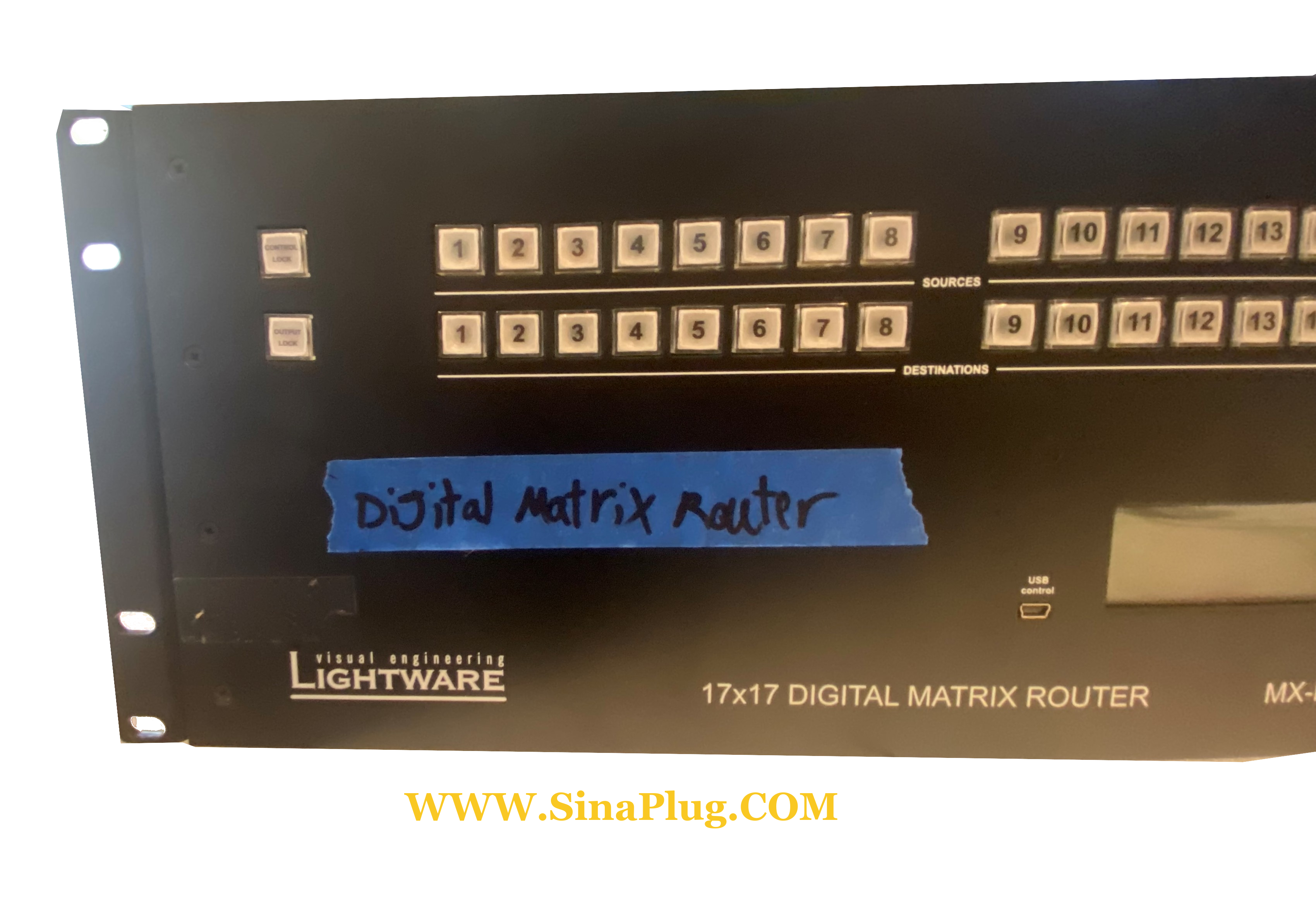 visual engineering Lightware MX-FR17 17x17 Digital Crosspoint Router