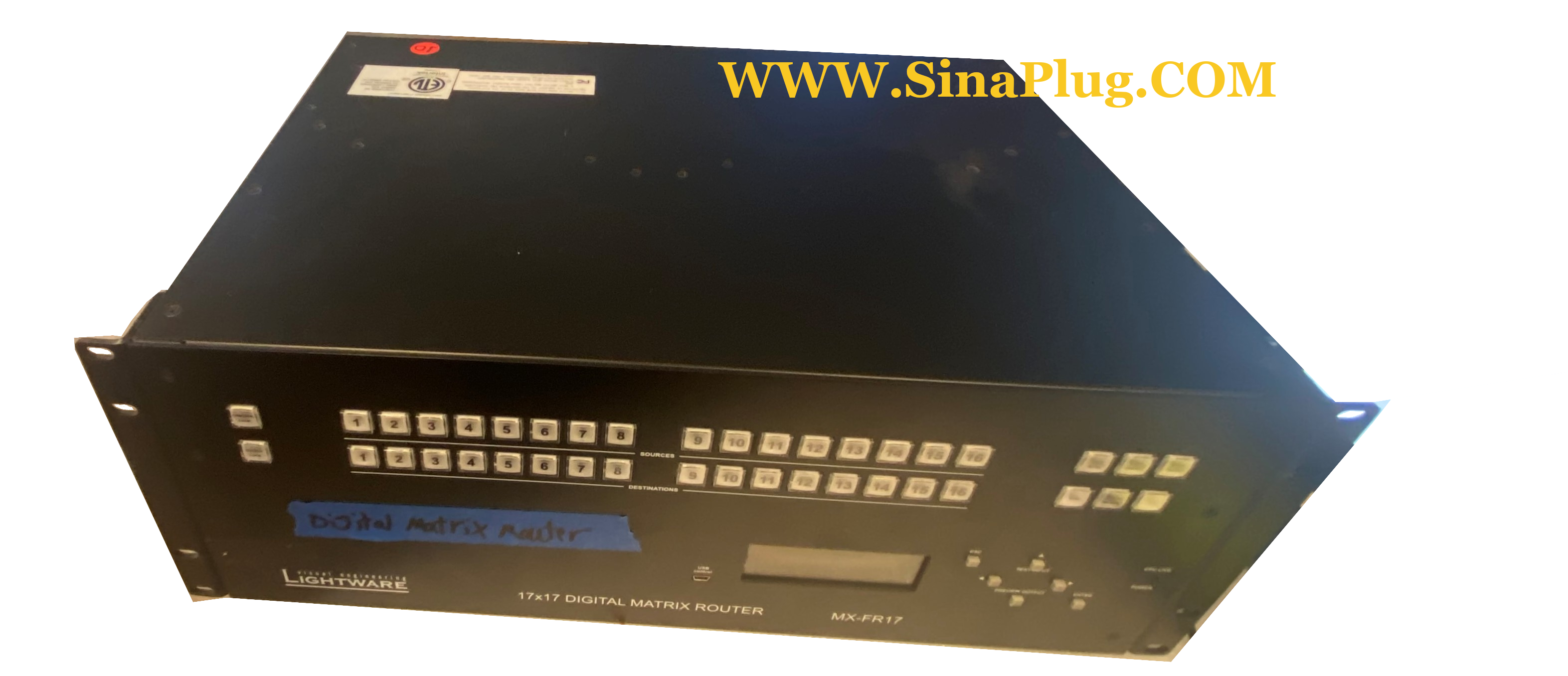 visual engineering Lightware MX-FR17 17x17 Digital Crosspoint Router