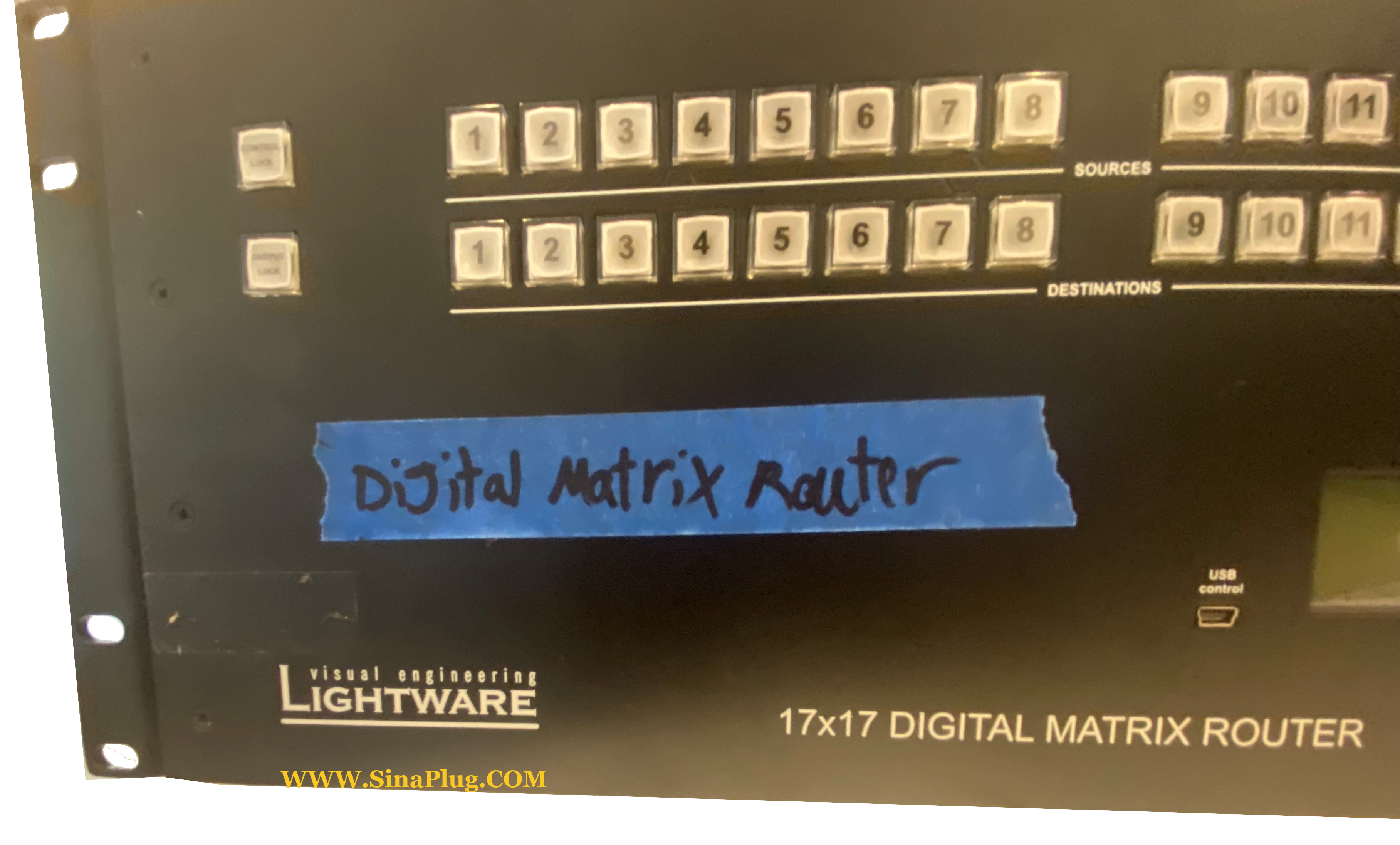 visual engineering Lightware MX-FR17 17x17 Digital Crosspoint Router