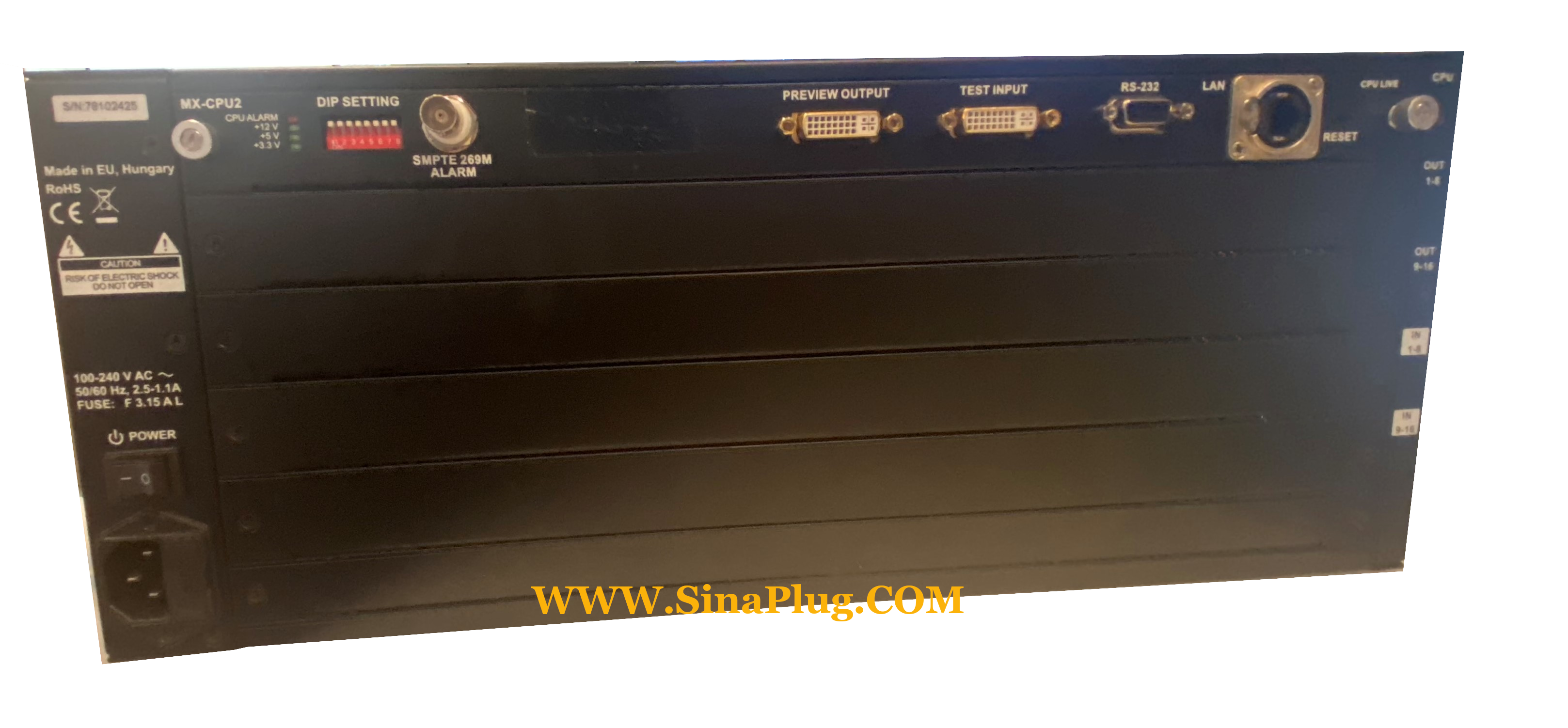 visual engineering Lightware MX-FR17 17x17 Digital Crosspoint Router