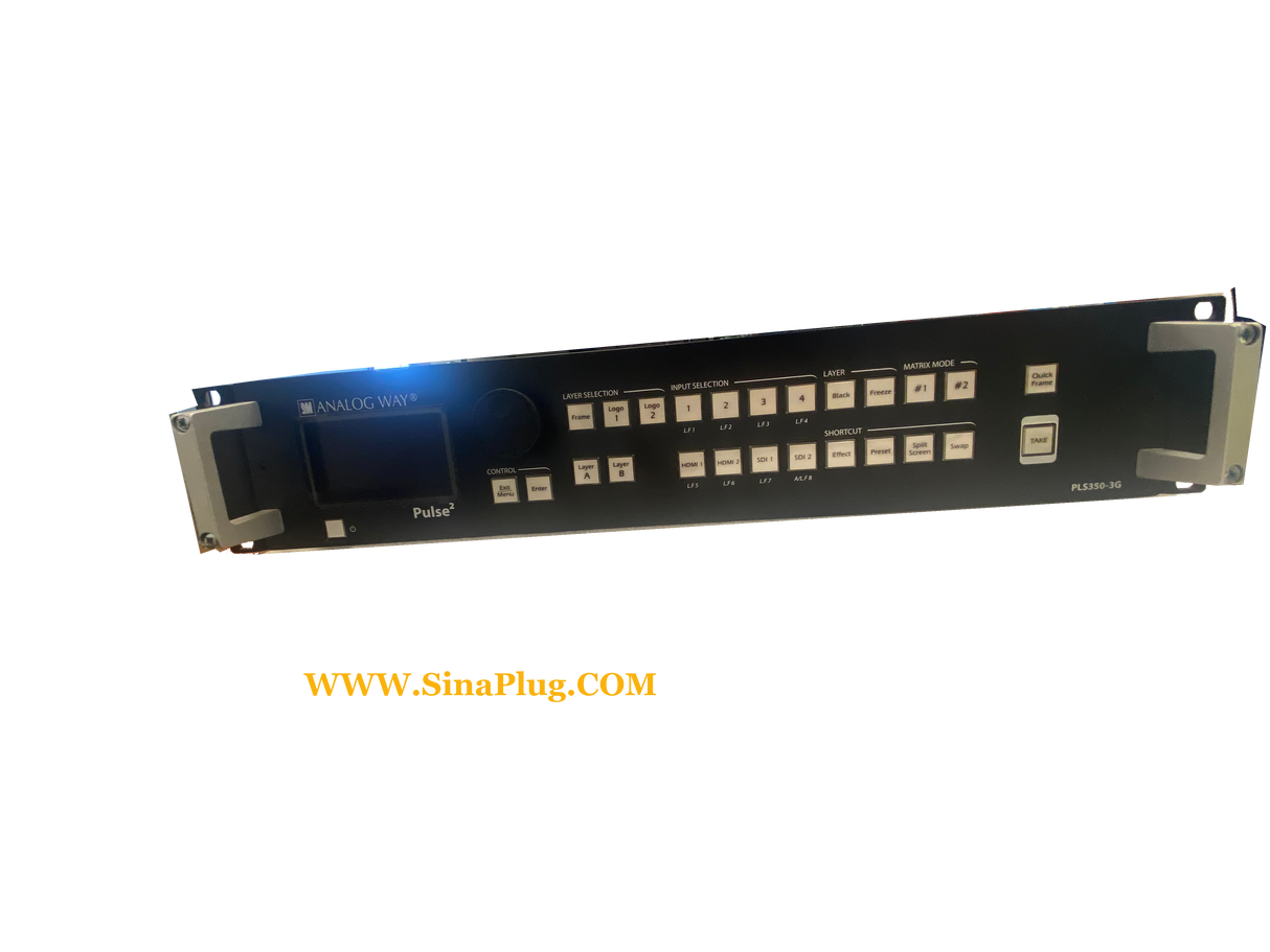 Analog Way PLS350-3G 8x1 3G/HD/SD-SDI Seamless Switcher/Mixer