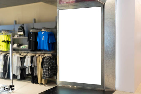 Make Luxury Store Window With LED Digital Window Poster