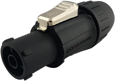 Seetronic SAC3FX Powercon Twist Locking Waterproof IP65/IP67 Female TR1 Power Connector 20A/300V fo Stage Light and LED Wall