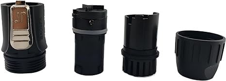 Seetronic SAC3FX Powercon Twist Locking Waterproof IP65/IP67 Female TR1 Power Connector 20A/300V fo Stage Light and LED Wall
