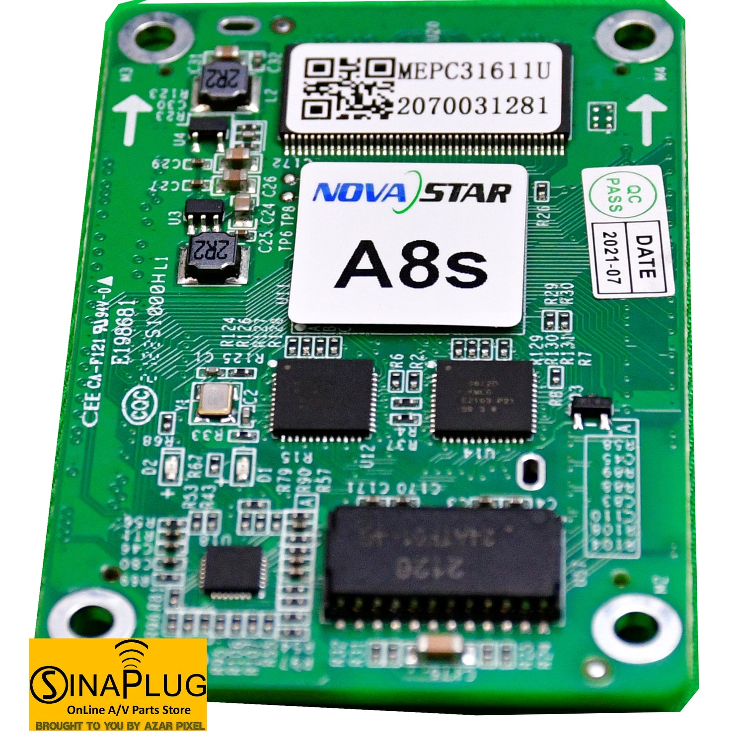 NOVASTAR A8S receiving card – SinaPlug
