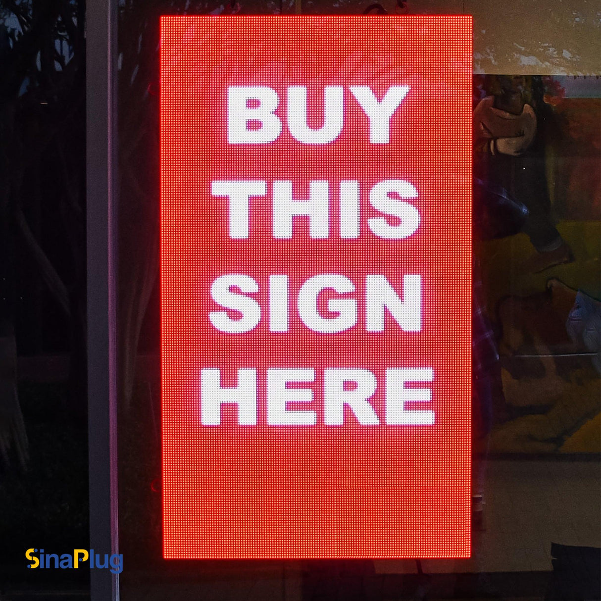 AzarPixel BrandPro Digital Advertising LED Window Poster