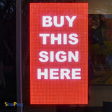 AzarPixel BrandPro Digital Advertising LED Window Poster