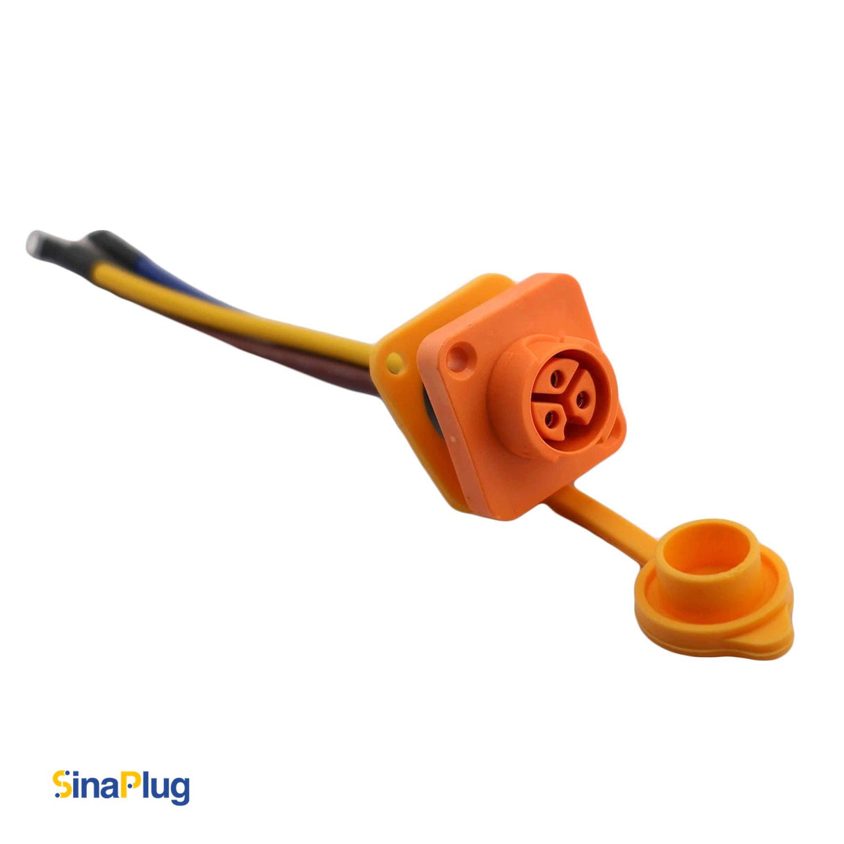 3Pin Waterproof Power Connector with 2.5mm² Cable/Replacement for Unilumin LED Panel-Mount Connectors