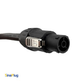 3 feet, Power Cable Seetronic SAC3FX Connector to Seetronic SAC3MX Connector