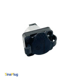 Seetronic SE8FDYH-62-B-NS RJ45 Chassis-Mount Connector With Waterproof Cover (Anti-Leakage Version of SE8FDY-02-DC)