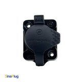 Seetronic SE8FDYH-62-B-NS RJ45 Chassis-Mount Connector With Waterproof Cover (Anti-Leakage Version of SE8FDY-02-DC)